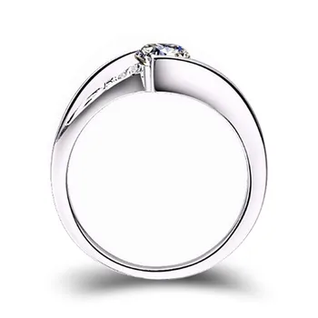 Armas Naine Väikese Ringi Tsirkoon Kivi Ring Vintage Hõbeda Värvi Pulm Ehteid Lubadus Crystal Engagement Rõngad Naistele