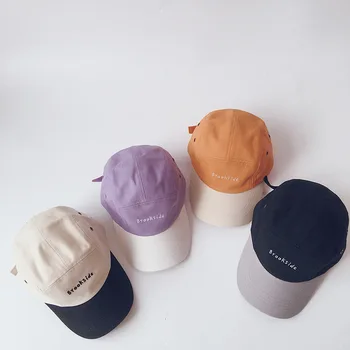 Korea Versioon Laste Mütsid Uusim Lapsed Värv Tähestik Päikesevarju ühise Põllumajanduspoliitika Poiste, Tüdrukute Hip-Hop Baseball Caps Reguleeritav Snapback Müts