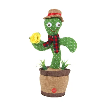 Uue Tantsu Cactus Pehmed Nukud Elektrilised Loksutades Peas Laule Laulma, Palus Mänguasjad Cartoon Taimed, Kaktus -, Plüüš-Nukk Mänguasjad, Lapsed Kingitusi