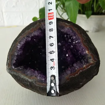 2986g Kõrge kvaliteedi Uruguay kivi ametüst geode crystal kvarts klastri home decor ekraan amethyste pierre naturelle