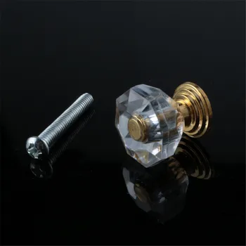 10tk/set Teemant Kuju Disain Crystal Klaasist Nupud, Köök Kapp Uksega Riidekapp Käsitseb Riist-Kapp Sahtlitega Tõmba Hõbe