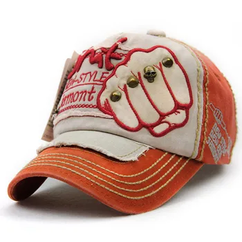 Mood Väljas Ühise Põllumajanduspoliitika Reguleeritav Puuvillane Müts Snapback Needid Vintage Hip-Hop Ühise Põllumajanduspoliitika Punk Stiilis Meeste Ja Naiste Baseball Cap 6 Värvi