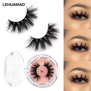 LEHUAMAOMakeup Faux Cils Naaritsa Ripsmed Ripsmed 3D Kohev Naturaalne Pehme Köide Vale Ripsmed, Ripsmete Pikendamine Risti Naaritsa Ripsmed