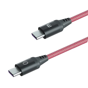 Meizu Kahepoolne USB-C-Fast laadimiskaablit, 5A Raske Praeguse Kanda-Vastupanu Kootud Materjalist, E-Sm-Kiip