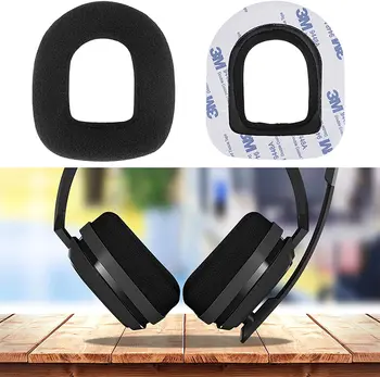 Mugavuse Veluur Asendamine Kõrva tampoonid Astro A10 Gaming Headset Kõrvaklapid Kõrvapadjakesed, Peakomplekt Kõrva Padi Varuosade (Must)