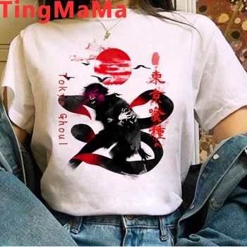 Tokyo Ghoul Kaneki Ken t-särk tshirt naine 2021 paar harajuku kawaii esteetiline jaapani riided t-särk graafiline tees naised