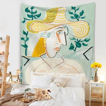 Ins Home Decor Morandi lihtne ja värske iseloomu seina riputamise Gobelään kangast elutuba taust seinamaaling beach matt tapiz