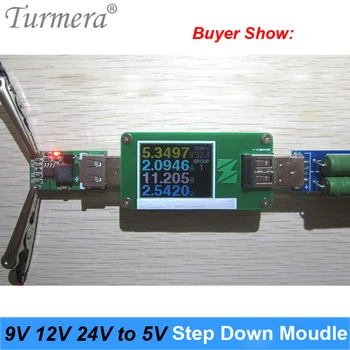 SM Buck Step Down Converter 6-24V 9V 12V 24V 5V 3A Auto USB Laadija Moodul 5V Toide Moodul Liitium Aku Turmera