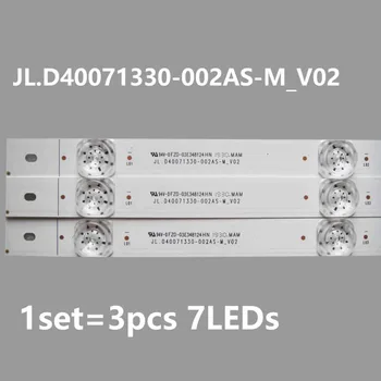 1set=3tk LED Backlight riba 7lamp Jaoks JL.D40071330-002AS-M_V02 LB-C400U17-E5F-S-G71-JF1