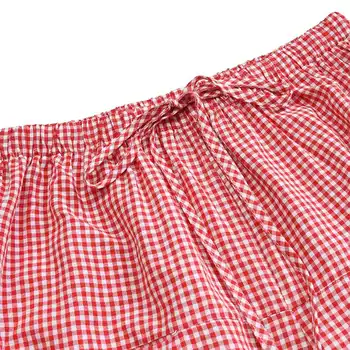Naiste Trükitud Püksid 2021 ZANZEA Vintage Vaadata Haaremi Püksid Vabaaja Elastne Vöökoht Pikad Püksid Naiste Ruuduline Naeris