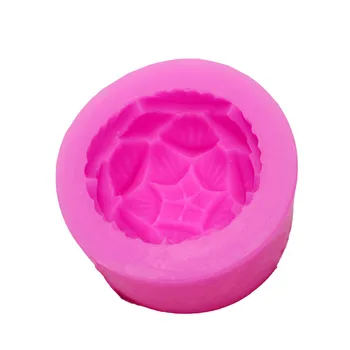 Aromaterapia vela molde de silicona 3D Lotus flor forma jabón molde de silicona para manualidades Pojeng jabón hecho mano mudel