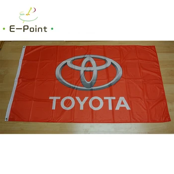 Lipu Toyota Punane 2ft*3ft (60*90cm) 3ft*5ft (90*150cm) Suurus jõulukaunistused Kodu Flag Banner Kingitused