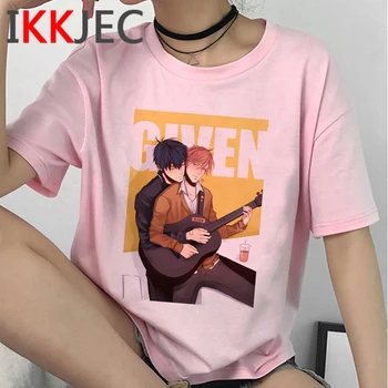Antud yaoi bl arvestades antud tshirt naiste grunge prindi jaapani harajuku kawaii vabaaja riided t-särk