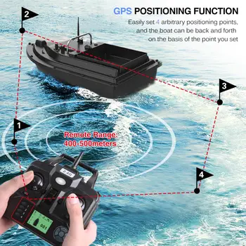 GPS kalasöödaks Paat koos Suure Sööt, Mahuti Automaatne Sööt Paat 400-500M Serveri Valik D16B Finder Kiirpaati Kalapüügi Vahendiks