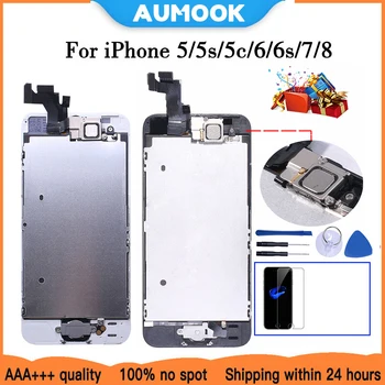 AUMOOK LCD IPhone 8 Plus Hinne AAA++ 6 6S 6Plus Puutetundlik Digitizer Assamblee Ideaalne IPhone 5S 7 8 Display Vahendid
