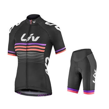 Pro team Naised LIV Cycling Set Suvel Naiste MTB Ratas Jalgrattasõit Riided Jalgratta Riided Ropa Ciclismo Jalgrattasõit Jersey Set ，uus 2021