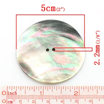 5cm-4tk, 20mm-10tk ,12.5 mm-20PCs Loomulik Akoya pearl suur kest nööbid kaunistuseks füüsiline kest käsitöö-õmblemine materjalid