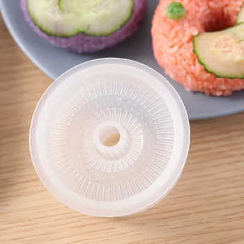DIY Sushi Hallituse Donut Kuju Riis Hallituse söögi PP Materjal Lihtne Riis Palli Vajutage Köök Laste Bento Tegija Vahendid
