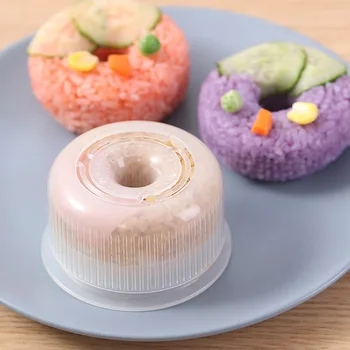 DIY Sushi Hallituse Donut Kuju Riis Hallituse söögi PP Materjal Lihtne Riis Palli Vajutage Köök Laste Bento Tegija Vahendid