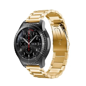 22mm Vaata Bänd Samsung Käik S3 Piir/Klass/Galaxy wacth 46 mm amazfit piiripunkti metall Roostevabast Terasest käevõru smart watchband