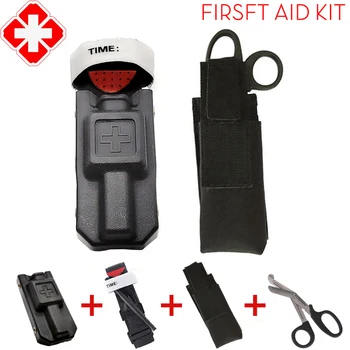 Taktikaline Väljas First Aid Kit Tourniquet ja Trauma Ohutuse Avarii Survival Komplekt koos Meditsiinilise Molle Ifak Kott Juhul Kit Pack
