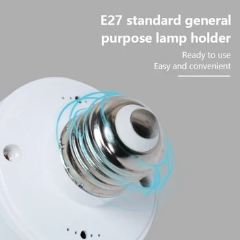E27 Kruvi Traadita Kaugjuhtimine Valguse Lamp Base Pirn Omanik Üpp Pistikupesa Adapter Targa Maja Smart Lamp Valgustus Tarvikud