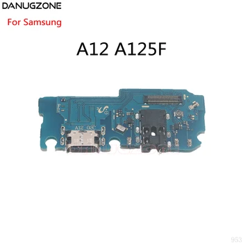 AAA Kvaliteet Laadimine USB Dock Port Pesa Jack Plug Connector Tasu Juhatuse Flex Kaabel Samsung Galaxy A12 A125F