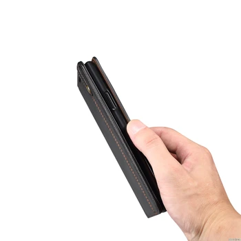 Eest Xiaomi Juhul Redmi Lisa 10 Naha Puhul Redmi K30 Ultra Luksus Õli, vaha Rahakott Note9 Kaardi Seista Magnet Redmi9 luuk