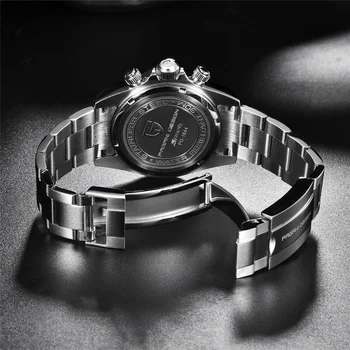 Pagani Disain Top Brändi 40MM Meeste Spordi Quartz Watch Sapphire Roostevabast Terasest Veekindel Lugedes Aeg-Kood Tabel Reloj Hombre