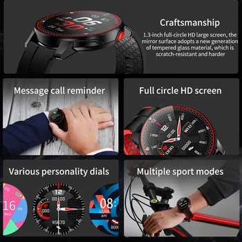 R18 2021 Mehed Smart Watch IP68 Veekindel Sport Fitness Multifunktsionaalne Äratuskell Sõnum Meeldetuletus Smartwatch Mees, Sport Vaadata