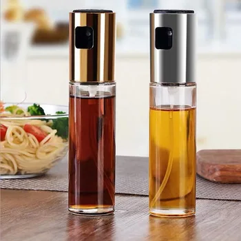 Köök Klaasi Oliiviõli Spray Pudel Pudel Äädikat lekkimiskindlates Õli Aerosooli Toiduvalmistamis BBQ Köök Toiduvalmistamise Vahend