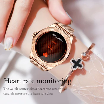 LIGE 2021 Luksus Uus Smart Watch Naiste Südame Löögisageduse, vererõhu Jälgimine Android, IOS Veekindel Mood Daamid Smartwatch