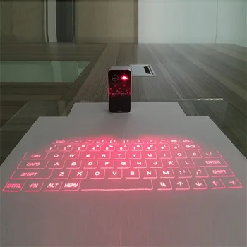 Bluetooth-ühilduva Laser klaviatuur, Juhtmeta Virtuaalne Projektsioon Kaasaskantav klaviatuuri Iphone, Android Smart Phone, Ipad Tablet PC