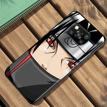 Tume Naruto Anime Xiaomi Poco X3 NFC M2 X2 F2 F3 C3 M3 F1 Pro Mi Mängida A3 A2 A1 6 Lite Must Pehme Telefoni Puhul