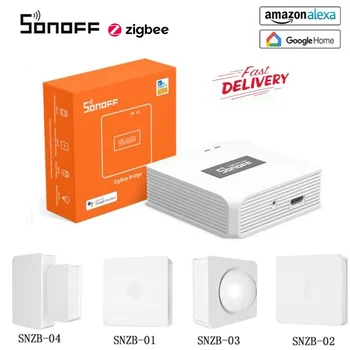 Sonoff Zigbee Liikumisandur / Ukse Akna Detektor Smart Home eWeLink APP hääljuhtimine Kaudu Alexa Google Kodu