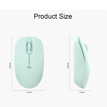 2.4 G Wireless Gaming Mouse For Macbook Sülearvuti Hiir Kaasaskantav Dual Mode Bluetooth Hiirt Mängija 1600DPI Vaikne Gaming Hiired