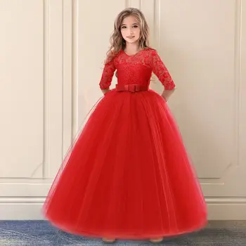 2021 Uue Brändi Lille Tüdrukute Kleit Teismeline Printsess Pulmapidu Lapsed Kleidid Tüdrukute Laste Rõivad 10 11 12 13 14 aastat