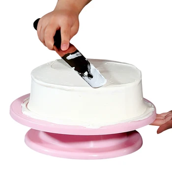 Silikoon Kook Plaat Pöördlaua Keeramine Anti-skid Ring Kook Seista kook kauplused Pöördlaud Köök DIY Pan Küpsetamine Tööriist