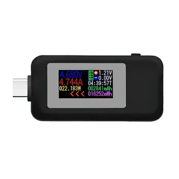 KWS-1902C Tüüp-K Värviline Ekraan, USB-Tester Praegune Pinge Monitor Power Meter 35ED