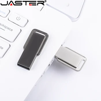Metallist Pen drive 128GB Black USB Flash Drives 64GB Hõbe Pendrive Veekindel USB-seadme Pen Kõvaketas Memory stick 2.0 Vaba võtmehoidja