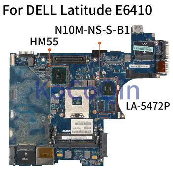 KoCoQin sülearvuti Emaplaadi DELL Latitude E6410 Emaplaadi CN-0CDK0T 0CDK0T LA-5472P HM57 N10M-NS-S-B1 DDR3