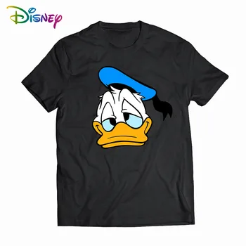 Disney Donald Duck Cartoon Trükitud Riided RoundNeck Lühikese Varrukaga T-särk Naiste Naine Tshirts Sama Üks Suurus, Top Graphic T-Särgid