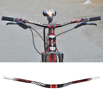 Jalgratta lenkstangi alumiinium allamäge mountain bike swallowable lenkstangi 31.8mmx720mm mountain bike jalgratta tarvikute #W