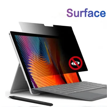 Microsoft Surface Pro 7/6/5/4 12.3 tolline Pinna-raamat, 1/2 13 tolli Pind book2 15 tolli Anti-glare eraelu Puutumatuse Film Anti-spy Ekraan