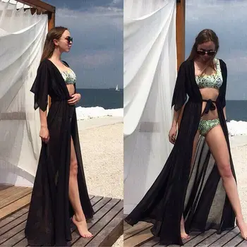 2021 Brasiilia Suvel Naiste Sexy Beach Kleit Tuunika Pits Silma Bikiinid Cover-up Sidemega Supelrõivad Mujer Sundress Beach Cover-up