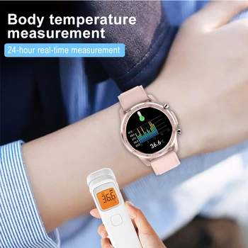 Termomeeter Smart Watch Südame Löögisageduse Fitness Tracker Sõnum Push Smartwatch jaoks Xiaomi Veekindel Nutikas Käevõru Bänd