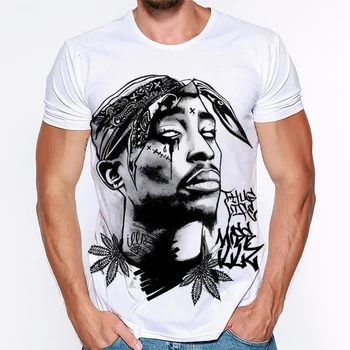 2021 Uus Naiste, Meeste Mood 3D T Särk Tupac Shakur 2Pac T-särk, Hip-Hop Rap Tees Camisetas Hombre Tops Särgid Pluss Suurus T-särgid