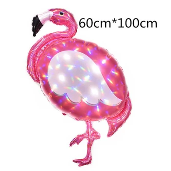 UUS 100cm*60cm Laser Flamingo Foolium Õhupallid Summer Cartoon Teema Kolbides Isiku Sünnipäev Baby Shower Kaunistused Lapsed Looma Mänguasi