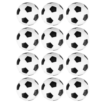 12tk 36MM Foosball Tabel Asendamine Must ja Valge Laua Jalgpall Pallid Mängu Laua Suurus