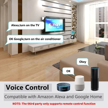 Tuya WiFi Smart IR Remote koos Temperatuuri ja Niiskuse Andur Kuupäev Ekraan, Konditsioneer TV AC Töötab Alexa,Google Kodu